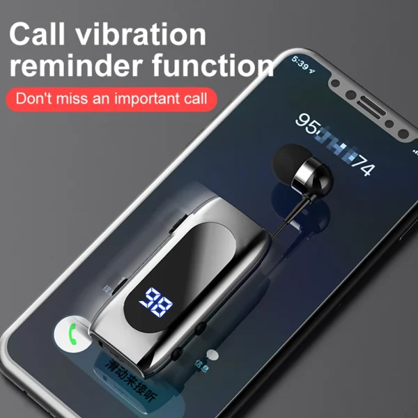 Talk Time 20 Hours Hands-free Blues Car Bluetooth V5.2 Lotus To Phone Ear Blues With Wire Ears In Lotus phone type c headphones - Image 5