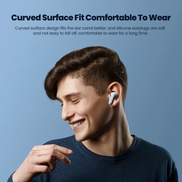 Toocki Bluetooth 5.3 Earphones True Wireless Touch Control Earbuds TWS HiFi Stereo Sport Headphones Long Standby 320mAH Headset - Image 5