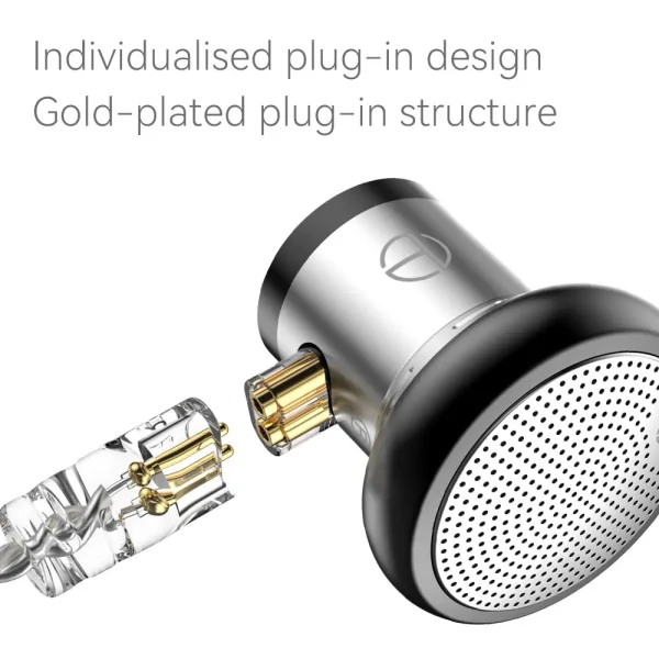 New TRN EMA 14.2mm Dynamic Driver In Ear Earphone Bass Metal Flat Head Plug Earburd Replaceable Headset T350 MT4 For Xiaomi - Image 5
