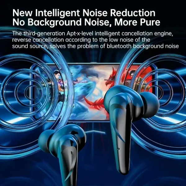 X15Pro TWS Wireless Hearphones Bluetooth Headset Gamer Bass Earphones Sport Microphone Noise Reduction Earbuds - Image 3