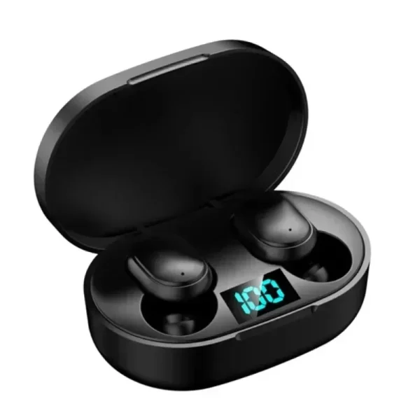 TWS E6S Wireless Earbuds Noise Canceling Waterproof Ear Buds in-Ear Stereo Headphones with LED Display Charging Case - Image 2