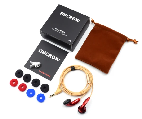 2024 Original YINCROW X6 In Ear Earphone Earbud Flat Head Plug Earplugs PK PK1 MX985 MX500 Kill Monk Earbud Free Shipping - Image 6