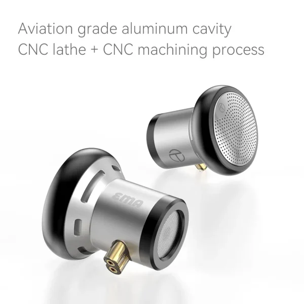 New TRN EMA 14.2mm Dynamic Driver In Ear Earphone Bass Metal Flat Head Plug Earburd Replaceable Headset T350 MT4 For Xiaomi - Image 3