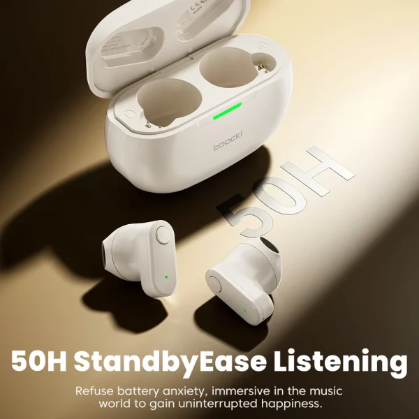 Toocki EJ05 Wireless Earphone TWS Bluetooth 5.3 Headphones Mini 3D Hifi Stereo Earbuds With Microphone for Mobile Phone Android - Image 5