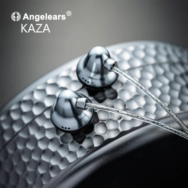 Angelears KAZA 15mm Dynamic Driver Flat In-ear Earphones High-Quality Sound Comfortable Wearing Wired earbuds - Image 4
