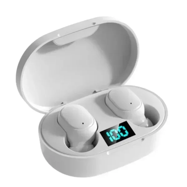 TWS E6S Wireless Earbuds Noise Canceling Waterproof Ear Buds in-Ear Stereo Headphones with LED Display Charging Case - Image 6