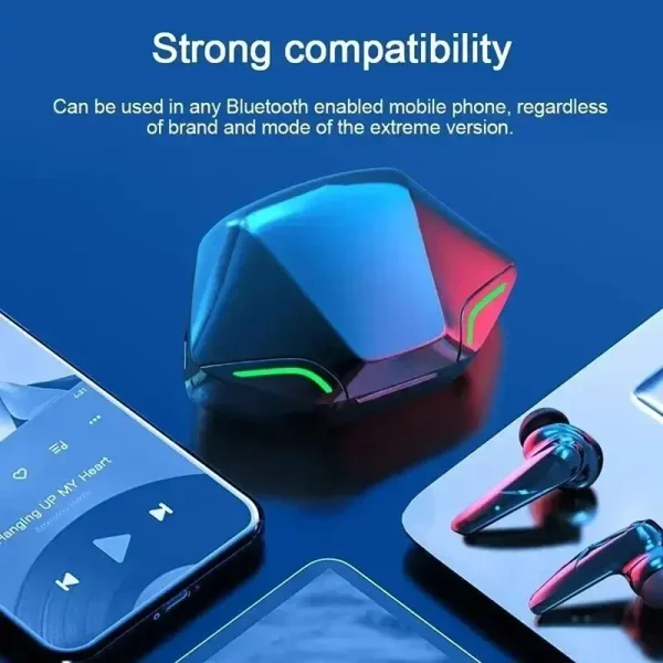 TWS X15pro/G11 Wireless Bluetooth Headphones Outdoor Sports Wireless Headset Esports Music Gaming Earbuds - Image 2