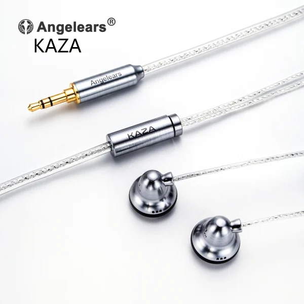 Angelears KAZA 15mm Dynamic Driver Flat In-ear Earphones High-Quality Sound Comfortable Wearing Wired earbuds