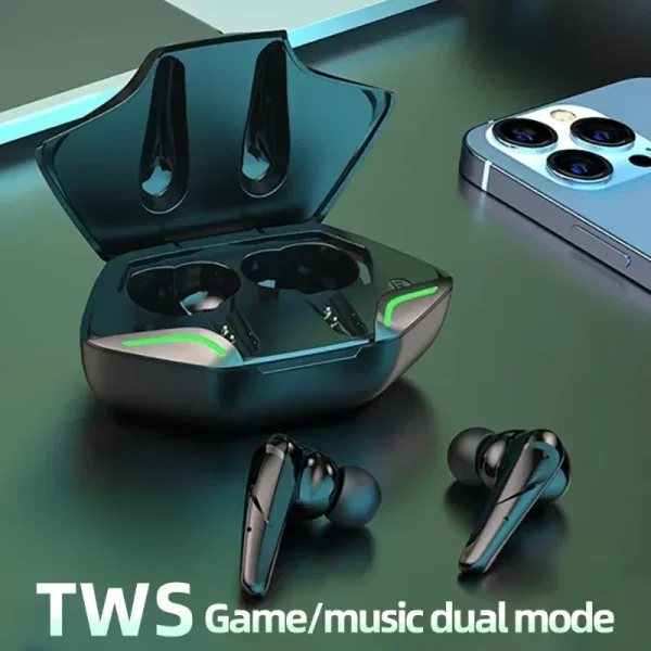 X15Pro TWS Wireless Hearphones Bluetooth Headset Gamer Bass Earphones Sport Microphone Noise Reduction Earbuds
