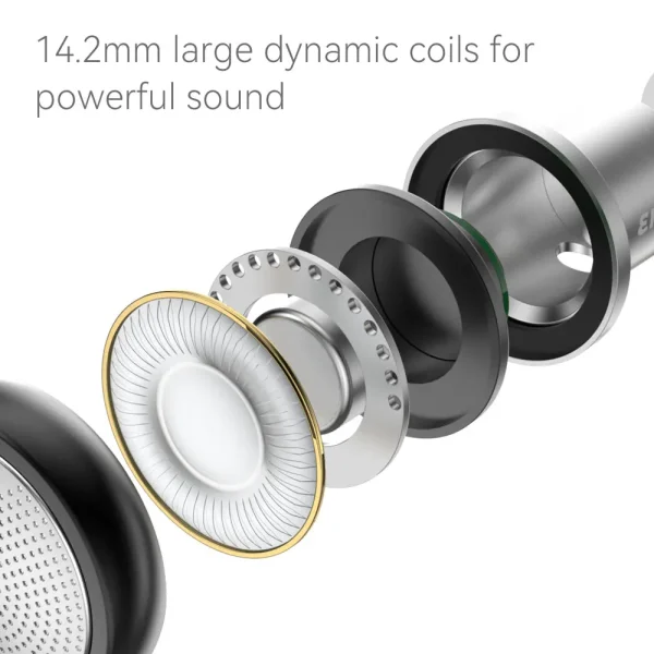 New TRN EMA 14.2mm Dynamic Driver In Ear Earphone Bass Metal Flat Head Plug Earburd Replaceable Headset T350 MT4 For Xiaomi - Image 4