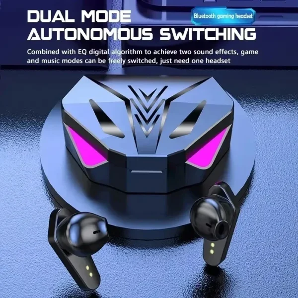 TWS X15 Low Latency Wireless Bluetooth Earphones Touch Control Stereo Wireless Bluetooth Headset in-ear Bass Game Earbuds - Image 3