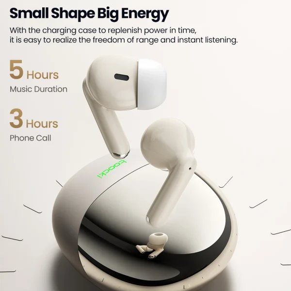 Toocki Bluetooth Earphones True Wireless Bluetooth 5.3 HiFi Stereo Headphones Touch Control Sports Earbuds For Xiaomi iPhone 15 - Image 2