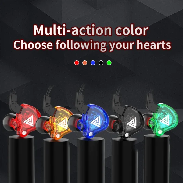 Original QKZ AK6 Copper Driver HiFi Wired Earphone 3.5MM Race Sport Headphone Bass Stereo Headset Music Earbuds In Ear With Mic - Image 6