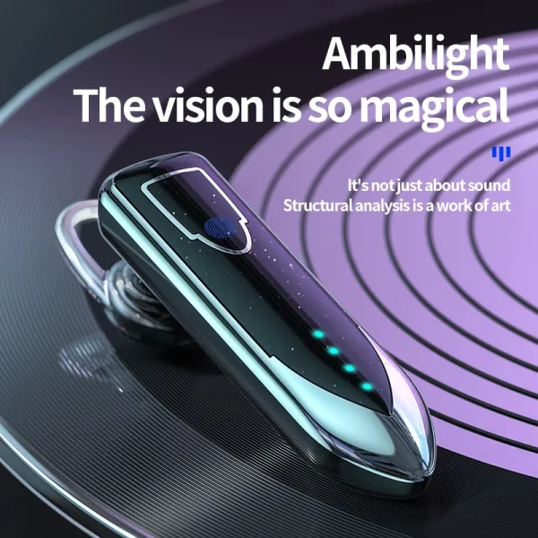 Business Earbud Long Battery Life 300mah Office Accessories Headset For Office Driving Sports Headphone Noise Reduction Touch - Image 6