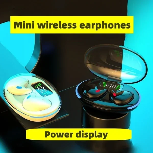 X55 Sleeping Earbuds Wireless Mini Headphones For Work TWS Bluetooth Earphone Stereo Hidden Headsets with Mic HD Call Waterproof