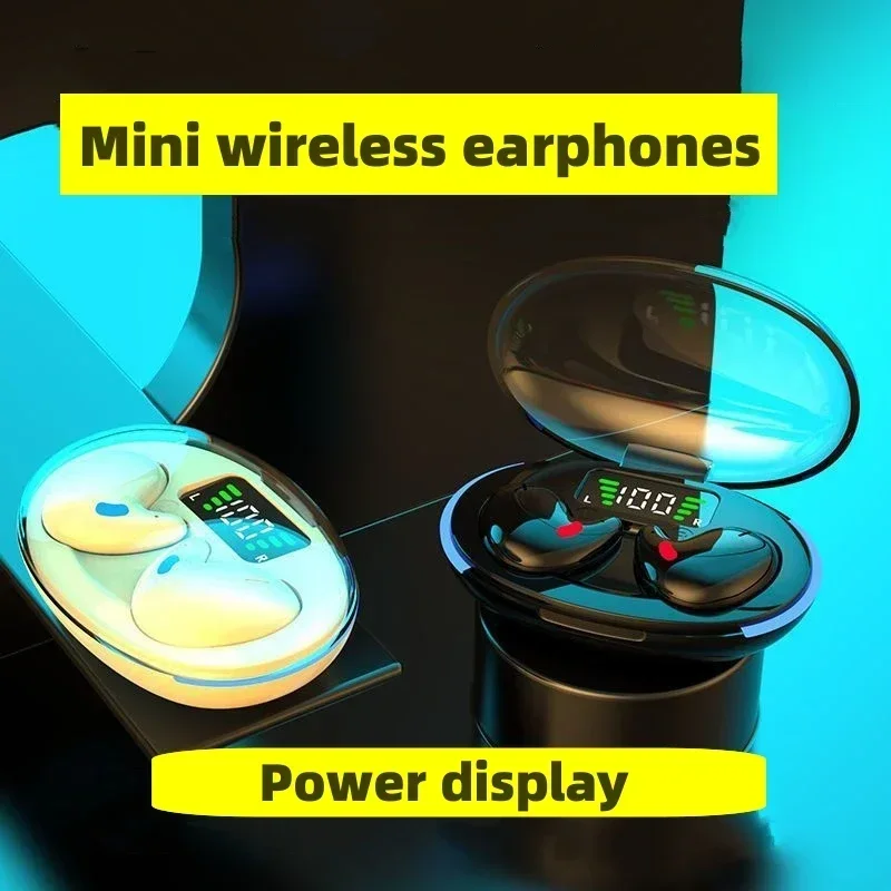 X55 Sleeping Earbuds Wireless Mini Headphones For Work TWS Bluetooth Earphone Stereo Hidden Headsets with Mic HD Call Waterproof